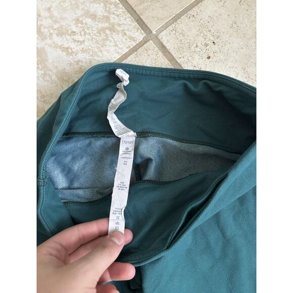 EUC Lululemon Wunder Under III 28” Deep Green Size 6 Yoga Pilates Working Out - Picture 4 of 9
